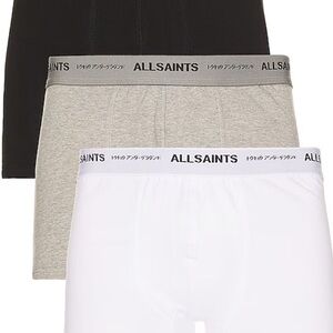 NEW IN BOX All Saints Underground Boxers GREY PAIR ONLY